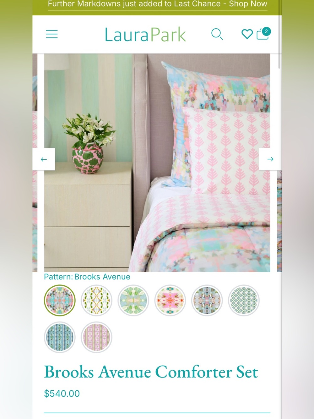 ISO Brooks Avenue Comforter Set